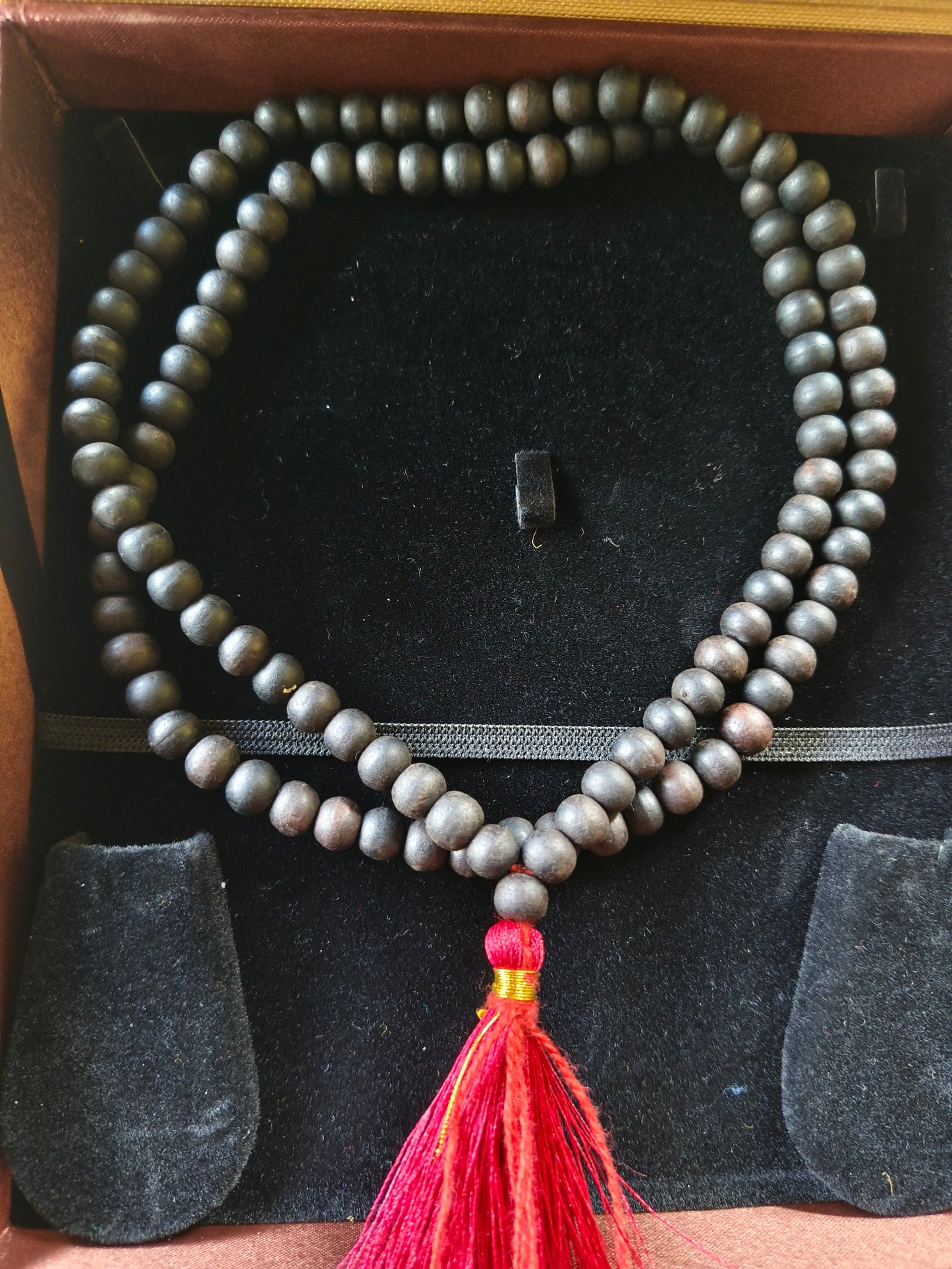 Original 8 MM Karungali Malai sacred Blackwood Beads for protection & Power ..