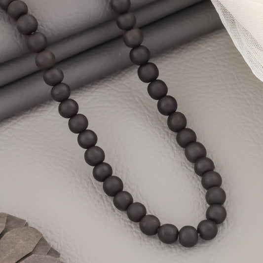 Original Karungali Malai 54 Beads Ebony Wood with Govt. Certified (Copy)