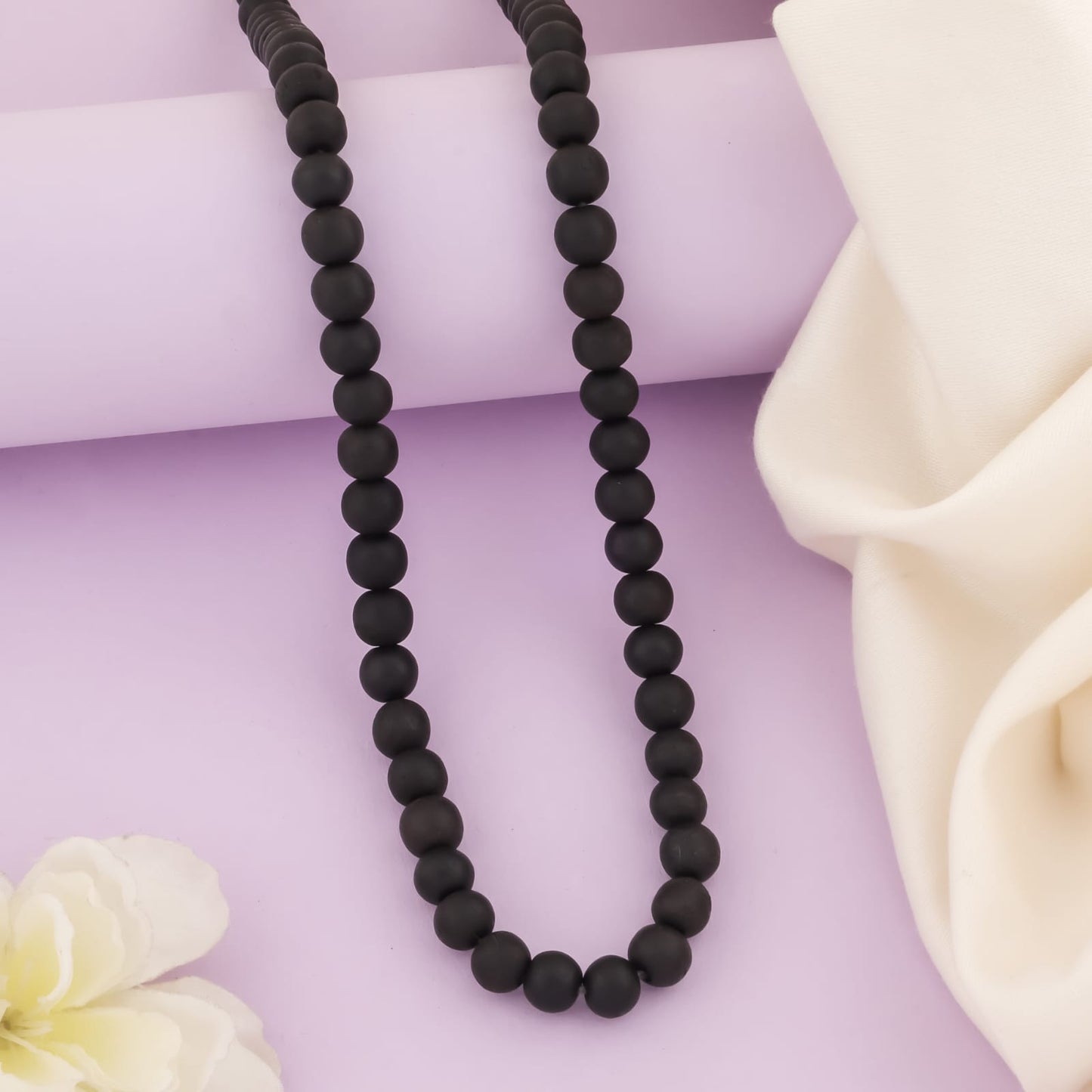 Original Karungali Malai 54 Beads Ebony Wood with Govt. Certified (Copy)